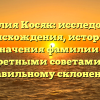 Фамилия Косяк: исследование происхождения, истории и значения фамилии с конкретными советами по ее правильному склонению