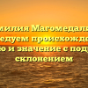 Фамилия Магомедалиев: исследуем происхождение, историю и значение с подробным склонением