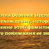 Фамилия Особова: исследуем происхождение, историю и склонение этой фамилии для лучшего понимания ее значения