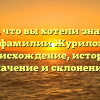 Все, что вы хотели знать о фамилии Журило: происхождение, история, значение и склонение!