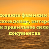 Исследование фамилии Гоцин: происхождение, интересные факты и правильное склонение в документах