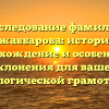 Исследование фамилии Джаббарова: история, происхождение и особенности склонения для вашей генеалогической грамотности