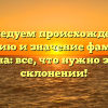 Исследуем происхождение, историю и значение фамилии Мурина: все, что нужно знать о склонении!