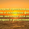 Исследуем происхождение, историю и склонение фамилии Бегинина: значение для семейной истории и родословной