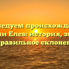 Исследуем происхождение фамилии Елев: история, значение и правильное склонение