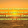От истоков до современности: исследуем происхождение и значения фамилии Джубуев и правильное ее склонение