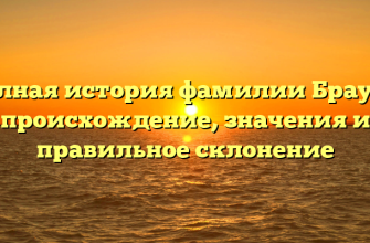Полная история фамилии Брауде: происхождение, значения и правильное склонение Полная история фамилии Брауде: происхождение, значения и правильное склонение