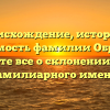 Происхождение, история и значимость фамилии Обрезков: узнайте все о склонении этого фамилиарного имени!