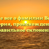 Узнайте все о фамилии Ветохин: история, происхождение и правильное склонение
