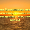 Фамилия Березников: история и значения, склонение и происхождение — все, что нужно знать!