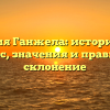 Фамилия Ганжела: исторический экскурс, значения и правильное склонение