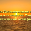 Фамилия Дробышевская: история, значения и склонение. Узнайте всё о происхождении этой фамилии!