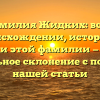 Фамилия Жидких: всё о происхождении, истории и значении этой фамилии — узнайте правильное склонение с помощью нашей статьи