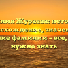 Фамилия Жураева: история и происхождение, значение и склонение фамилии – все, что вам нужно знать