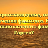 Гареев: происхождение, история и значения фамилии. Как правильно склонять фамилию Гареев?