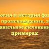 Генеалогия и история фамилии Гаджев: происхождение, значение и правильное склонение на примерах