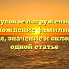 Глубокое погружение в происхождение фамилии Гнот: история, значение и склонение в одной статье
