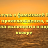 Знакомьтесь с фамилией Горянин: история происхождения, значение и правила склонения в подробном обзоре