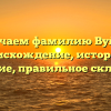 Изучаем фамилию Вуйко: происхождение, история и значение, правильное склонение