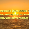 Исследование фамилии Голдин: история, значение и склонение фамилии, удивительные факты!