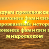 Исследуем происхождение и значение фамилии Беспрозванный: история и склонение фамилии под микроскопом