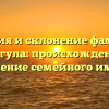 История и склонение фамилии Балагула: происхождение и значение семейного имени