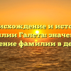 Происхождение и история фамилии Галета: значение и склонение фамилии в деталях