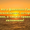 Узнайте все о фамилии Гасникова: происхождение, история и значение, а также правильное склонение!