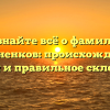 «Узнайте всё о фамилии Антоненков: происхождение, история и правильное склонение!»