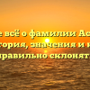Узнайте всё о фамилии Астаховы: история, значения и как правильно склонять