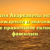 Фамилия Абарбанель: история, происхождение и значимость, а также правильное склонение фамилии