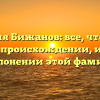 Фамилия Бижанов: все, что нужно знать о происхождении, истории и склонении этой фамилии