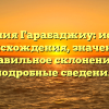 Фамилия Гарабаджиу: история происхождения, значение и правильное склонение — подробные сведения