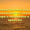 Фамилия Генельт: история, происхождение и значение, структура и склонение в нашем времени