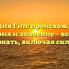 Фамилия Гил: происхождение, история и значение – все, что нужно знать, включая склонение!