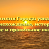 Фамилия Города: узнайте происхождение, историю, значение и правильное склонение
