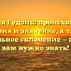 Фамилия Гудзик: происхождение, история и значение, а также правильное склонение — всё, что вам нужно знать!