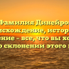 Фамилия Динейро: происхождение, история и значение – все, что вы хотели знать о склонении этого имени