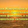 Фамилия Жангельдин: узнайте про историю, происхождение и значение фамилии, а также правильное склонение
