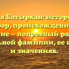 Фамилия Батырхан: исторический обзор, происхождение и склонение — подробный рассказ об уникальной фамилии, ее истории и значениях.