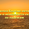 Фамилия Бекхэм: история, значение и особенности склонения по падежам